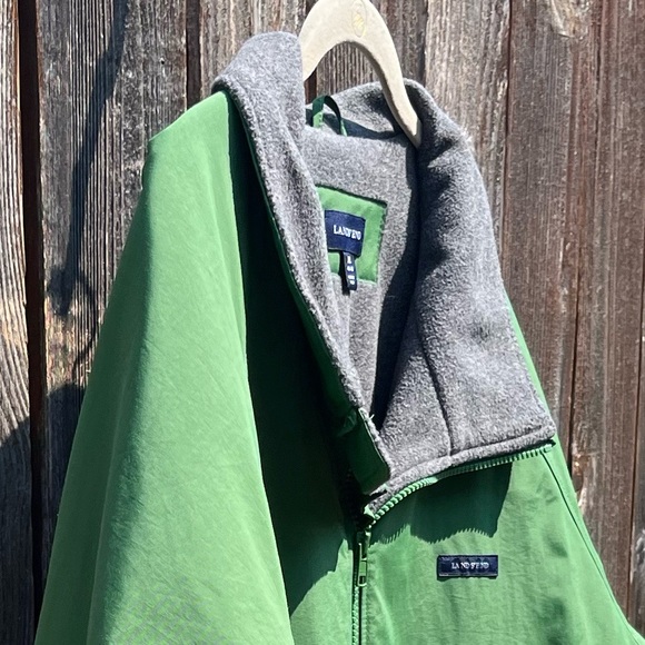 Land’s End windproof green coat size XL - Picture 5 of 16